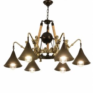Lámpara
  de techo LED HÖGÖFÄLT 6 focos